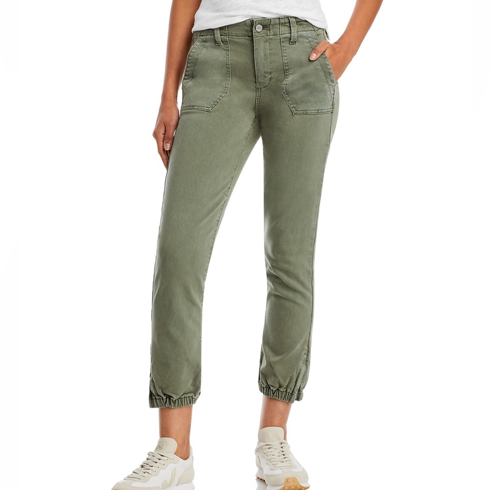 Paige Mayslie Jogger in Vintage Ivy Green size 30